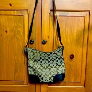 Coach cross body bag. Brown